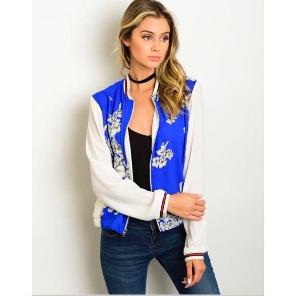 Bomber Jacket - Floral